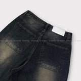 LMN Unbeige Washed Wide Denim Pants (3 colors)