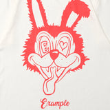 EXAMPLE ラビット半袖Tシャツ
