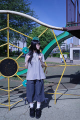 ルーニーリボンカプリパンツ (2color)