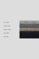 LMN Raf 4 Button Cable Crop Knit (5 colors)