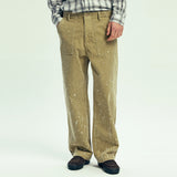 w&sコーデュロイファティーグパンツ sand beige
