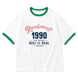 CHECKER ARCH LOGO RINGER T-SHIRT (3color)