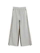 Leopard line casual bendable pants