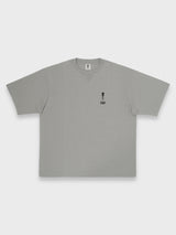 ロゴTシャツ- GREY
