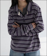 sume stripe sweatshirt long sleeve T