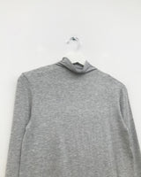 Le Sheer Mock Neck T-shirt (4color)