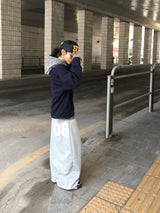 ベンストライプフィンガーホールフーディ (3c)