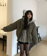 Keep Cargo High Neck Bomber Jumper