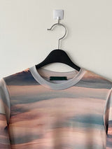 Sunset printing crop T 