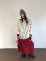 ローキーシャツドレス (2color)