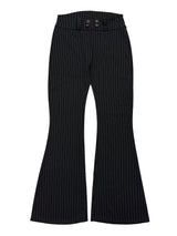 スリムボタンブーツカットパンツ (2color)