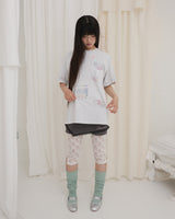 ティーカップクロシェットTシャツ/ メランジ