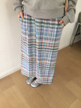 ミエルビンテージチェックタイムスカート (2c)