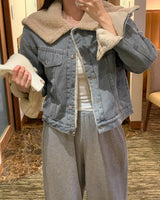 Paddy Big Collar Denim Jacket