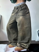 MUD CAT ウォッシングバルーンデニムパンツ 🤎🧸