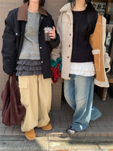 バイアスワイドジーンズ (2C)
