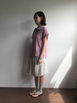 Dolman check shirt (4color)