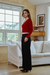 MOON NIGHT WIDE PANTS / BLACK