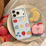 フルーツドゥードゥルマグネティック iPhone ケース
