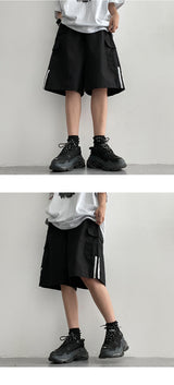 トラックラインカーゴバンディングショートパンツ