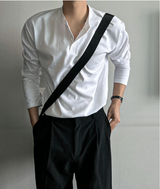 cosyharu henly-neck boonddo long-sleevd shirt