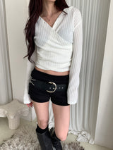 Golgi cross hoodie top(3color)