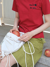 Girl string bag - White
