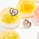 Heart Ribbon Earring