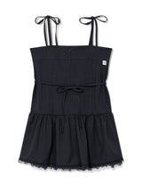 A-LINE LACE DRESS(CHARCOAL)