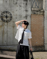 Ruen Classic Cropped Short Sleeve Shirt