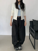 Nanore Round Neck Knit Cardigan