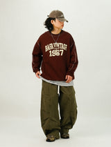 TE Vintage Washing Cargo Banding Pants