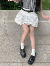 Cloud Puff Pumpkin Mini Balloon Skirt & Belt SET (2 colors)
