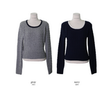 Cozy Cashmere Cable U-neck Knit (6color)