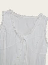 LACE PUNCHING BLOUSE (2C)