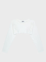 Cotton Cropped Top_White