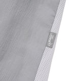 LAYERED HOODIE WOVEN DRESS [GRAY]