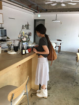 Chimi Unbal Flare Skirt (2color)
