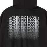 25SS NOISE MOTION LOGO HOODIE BLACK