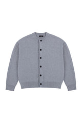 Wool Button Knit Cardigan