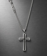 NN-105 Blackstone Cross Necklace