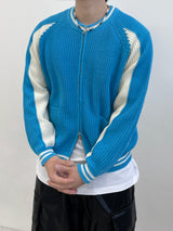 Nordi varsity knit zip-up 4C