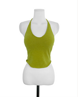 du deep cozy halter sleeveless top