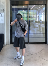ルック ウィバード スーピマ ピグメント バミューダ ピンタック ショーツ