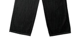 Muel Back Adjust Roll-Up Raw Denim Pants