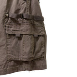 (3color) Structured Cargo Bermuda Pants