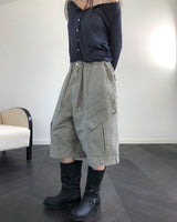 Two-Buckle Shirred Biker Boots