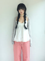 Heart Pocket Check Pants