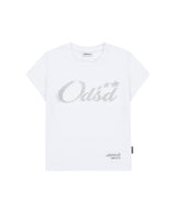 OdsdアスキーキャップスリーブTシャツ - ホワイト