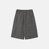 ASCLO Linen Stripe Bermuda Pants (2color)